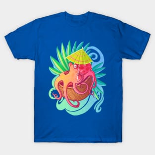 Octopus on the Beach T-Shirt